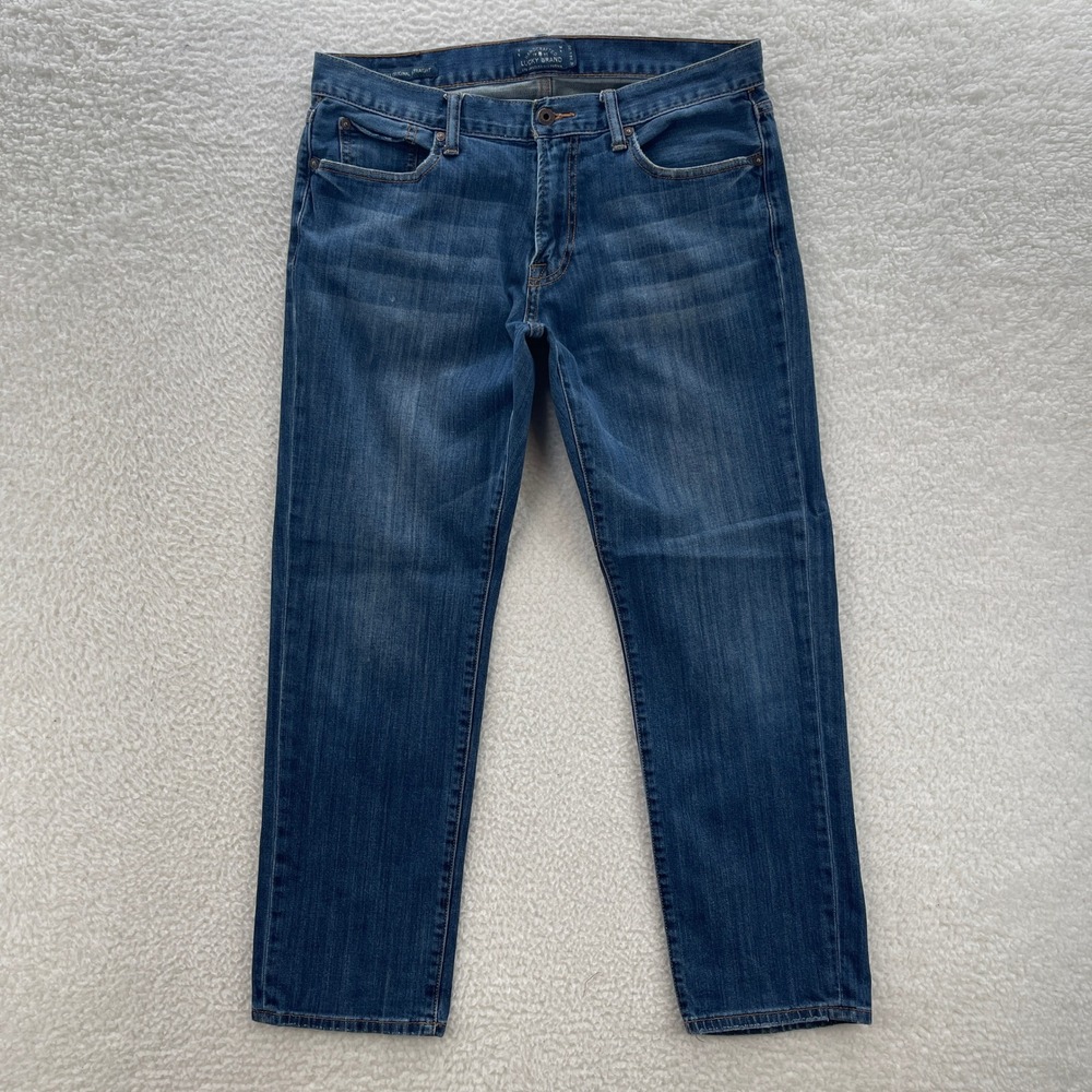 Lucky Brand Jeans Mens 34x30 Blue Medium Wash 221 Original Straight Preppy Denim